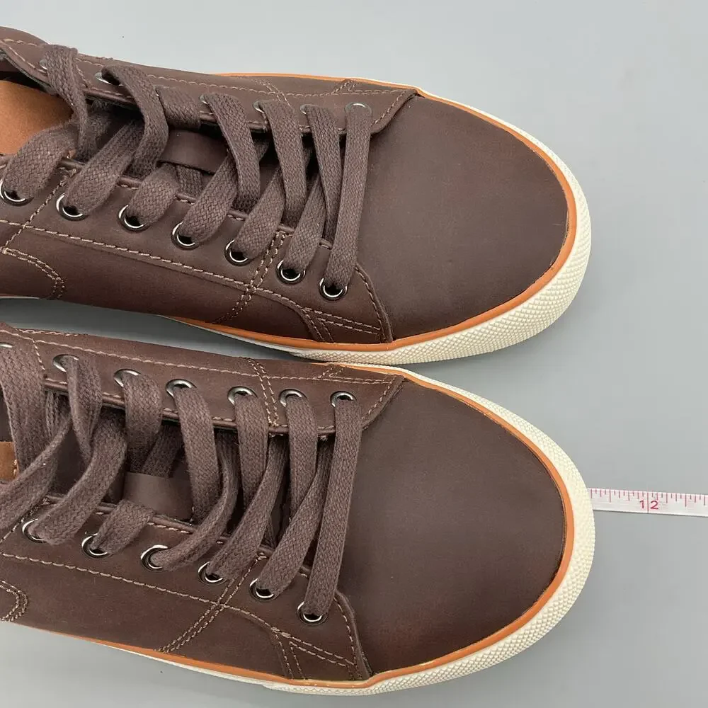NEW Club Room Men’s Dominic Tennis Style Sneakers Brown Size 8M